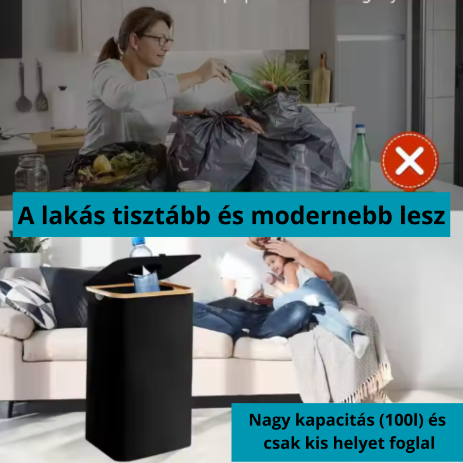 EcoFriend palack gyűjtő 2 db belső zsákkal
