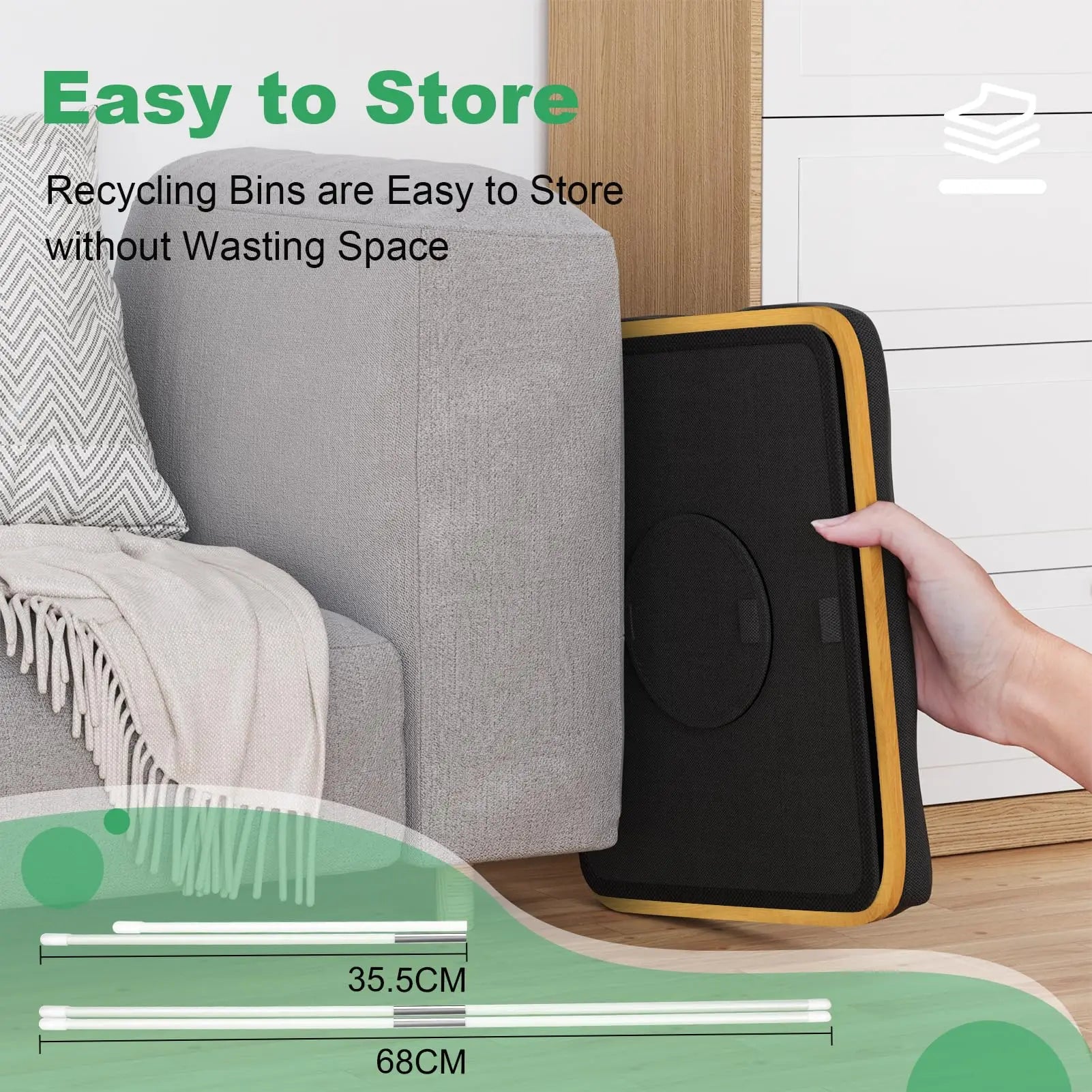 EcoFriend palack gyűjtő 2 db belső zsákkal